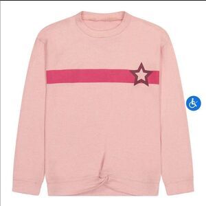 Andy& Evan sweater kids New pink stars